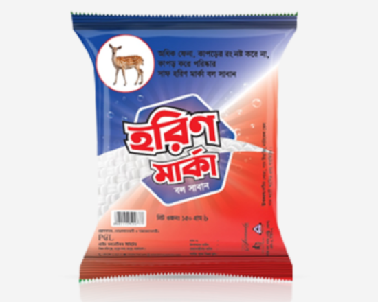 Saf Laundry Soap (Harin) হরিণ মার্কা বল সাবান 150gX4piece=600g