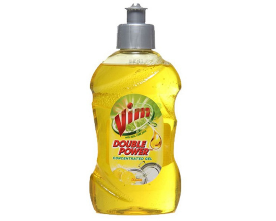Vim Liquid Dish Cleaner Concentrated Gel Lemon 250ml